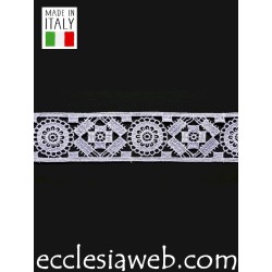 PIZZO MACRAME CROCE ROMBO