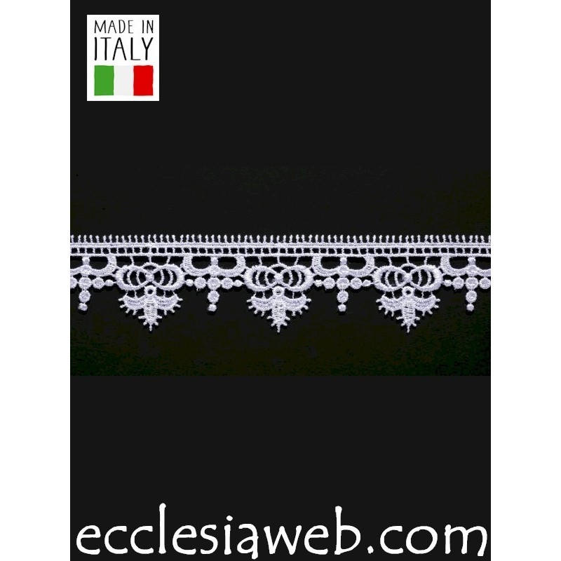 PIZZO MACRAME CORONA CON SMERLO