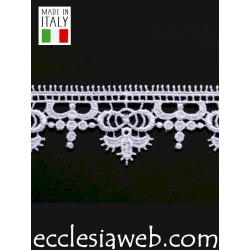 PIZZO MACRAME CORONA CON SMERLO