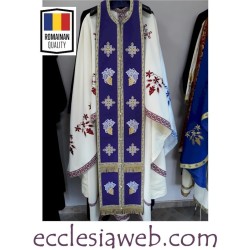 ORTHODOX STOLE IN VELVET WITH EMBROIDERY