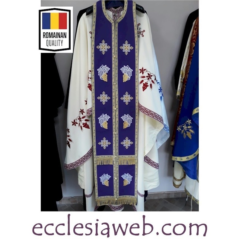 ETOLE ORTHODOXE EN VELOURS AVEC BRODERIE