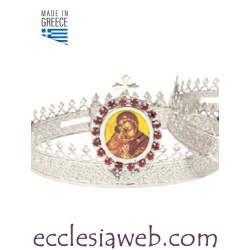 ORTHODOX WEDDING CROWNS IN SILVER METAL