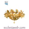 ORTHODOX CHANDELIER IN GOLD COLOR BRASS - 13 LIGHTS