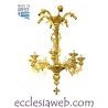 ORTHODOX CHANDELIER IN GOLD COLOR BRASS - 16 LIGHTS
