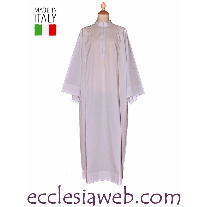 CELEBRANT GOWN NECK TURNED WITHOUT BRAIDED RAGLAN SLEEVE