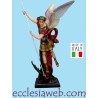 ST MICHAEL ARCHANGEL WITH CLOSED WINGS - FIBERGLASS STATUE