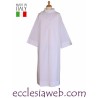 GOWN CELEBRANT CAPUCHA DE CUELLO FALSO CON INTESTINOS