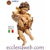 ANGEL CUPID WITH BOW AND ARROW - WOODEN STATUE