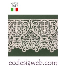 PIZZO MACRAME PER CAMICE IN PURO COTONE