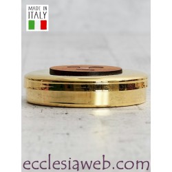 TECA PORTA OSTIE IN METALLO E LEGNO DI ULIVO
