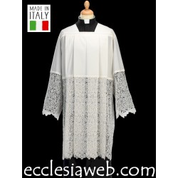 COTTA COLLO QUADRO CON MACRAME PUNTO FILET