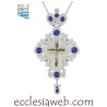ORTHODOXE PECTORAL KREUZ MIT STEINEN