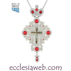 ORTHODOXE PECTORAL KREUZ MIT STEINEN