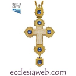 ORTHODOX PECTORAL CROSS WITH STONES