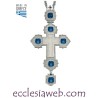 ORTHODOXE PECTORAL KREUZ MIT STEINEN