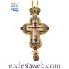 ORTHODOXE PECTORAL KREUZ MIT STEINEN