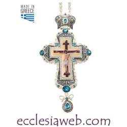 ORTHODOXE PECTORAL KREUZ MIT STEINEN