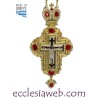 ORTHODOXE PECTORAL KREUZ MIT STEINEN