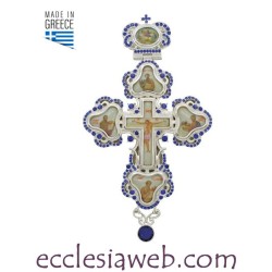 ORTHODOX PECTORAL CROSS WITH STONES