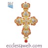 ORTHODOX PECTORAL CROSS WITH STONES