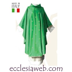 GOTHIC NECK CASULA WITH STAR STUD