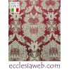 TESSUTO BROCCATO CROCE FLOREALE