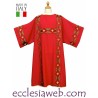 DALMATICA CON GALLONE CROCE ROMBI