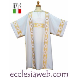 DALMATIC WITH GALLON CROSS ROMBI