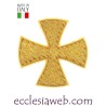 CROCE SU FONDO ARGENTO