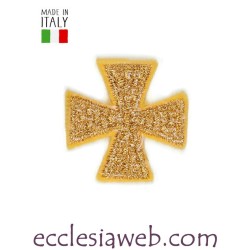 CROSS ON GOLDEN CLOTH EMBROIDERY DAMA