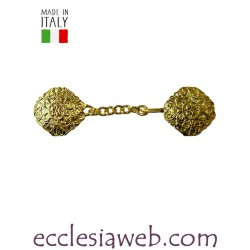 GANCIO OTTAGONALE FLOREALE ORO PER PIVIALE