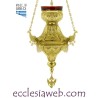 GOLD BRASS HANGING LAMP