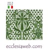 PIZZO MACRAME CROCE RAGGIATA