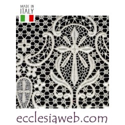 PIZZO MACRAME CROCE RAGGIATA