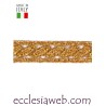 PIZZO MACRAME FOGLIA IN LUREX