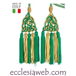 CINGOLO PALLA RETINATA FIOCCO TRIPOLINO LEGATO ORO