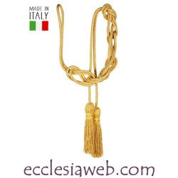 CINGOLO PALLA RETINATA FIOCCO TRIPOLINO LEGATO ORO