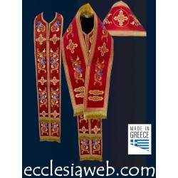 ORTHODOX PARAMENT FOR BISHOP EPISCOPE - HOMOPHOR AND EPITRACHELION