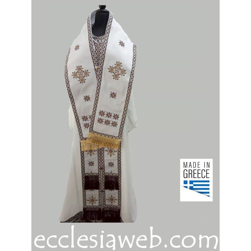 PARAMENTO ORTODOXO PARA EL EPISCOPO OBISPO - HOMOPHOR Y EPITRACHELIÓN