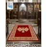 ROTER RECHTECKIGER ORTHODOXER TEPPICH