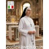 ROBE NONNE EN COTON MÉLANGÉ