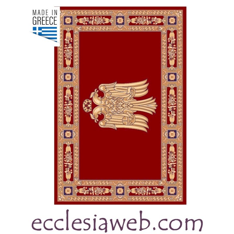 RED RECTANGULAR ORTHODOX CARPET