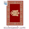 ROTER RECHTECKIGER ORTHODOXER TEPPICH