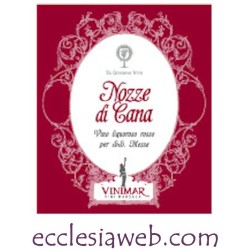 VINO LIQUOROSO DOLCE ROSSO PER LA SANTA MESSA.