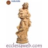 MADONNA CON VELO - STATUA IN LEGNO