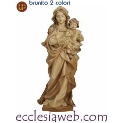 MADONNA ACCOMPAGNATRICE - STATUA IN LEGNO