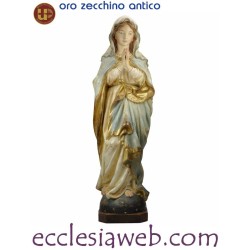 MADONNA IMMACOLATA CHE PREGA - STATUA IN LEGNO