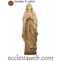 MADONNA DI LOURDES SENZA CORONA - STATUA IN LEGNO