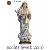 MADONNA DI MEDJUGORJE SENZA CHIESA - STATUA IN LEGNO