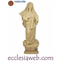 MADONNA DI MEDJUGORJE SENZA CHIESA - STATUA IN LEGNO